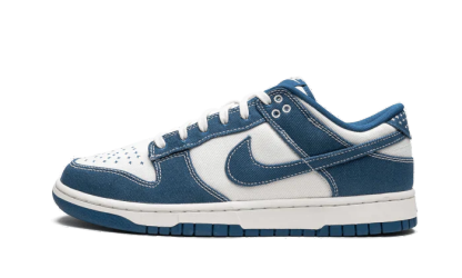 Nittgke Dunk Low Industrial Blue Sashiko