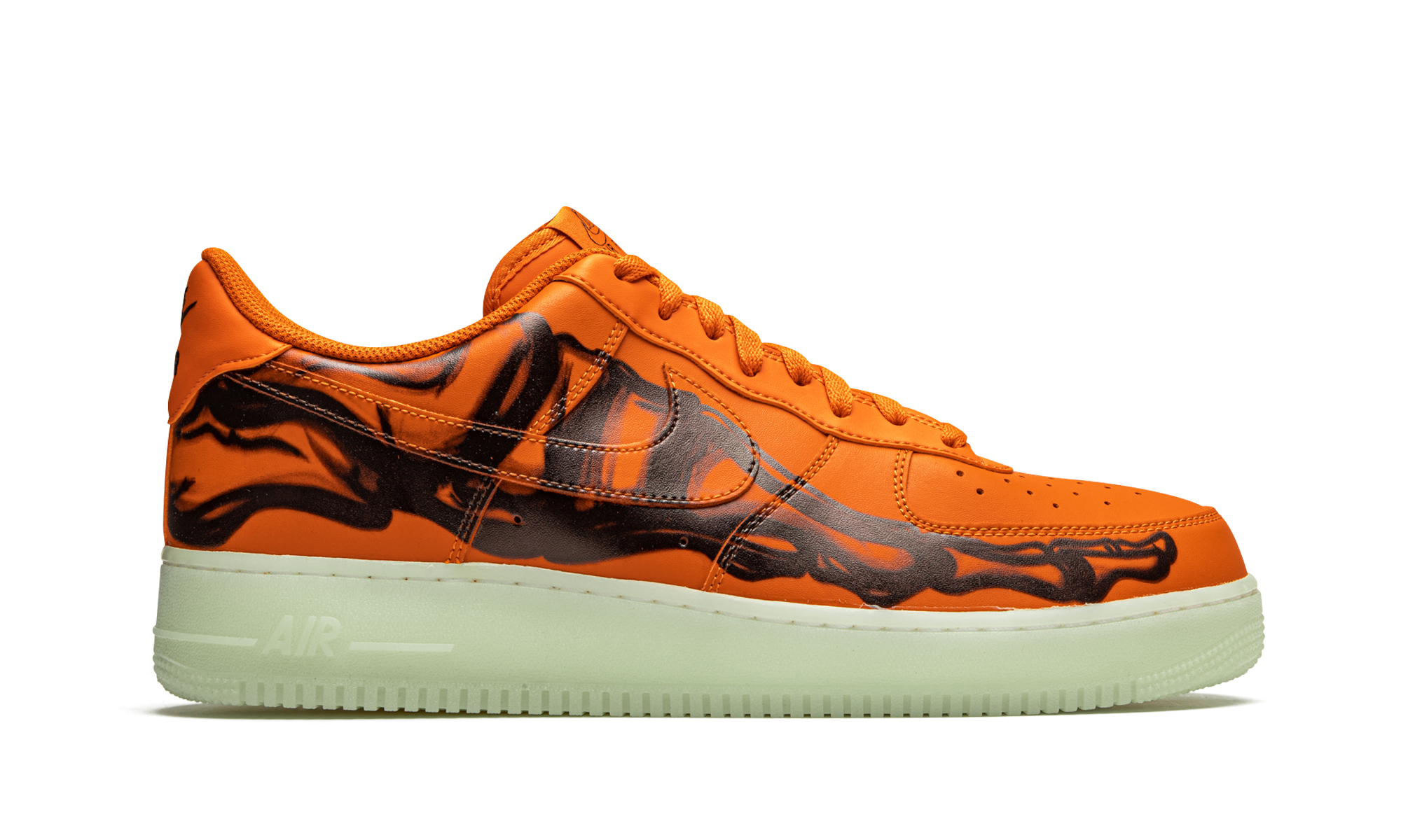 Nittgke Air Force 1 Low Orange Skeleton Halloween (2020)