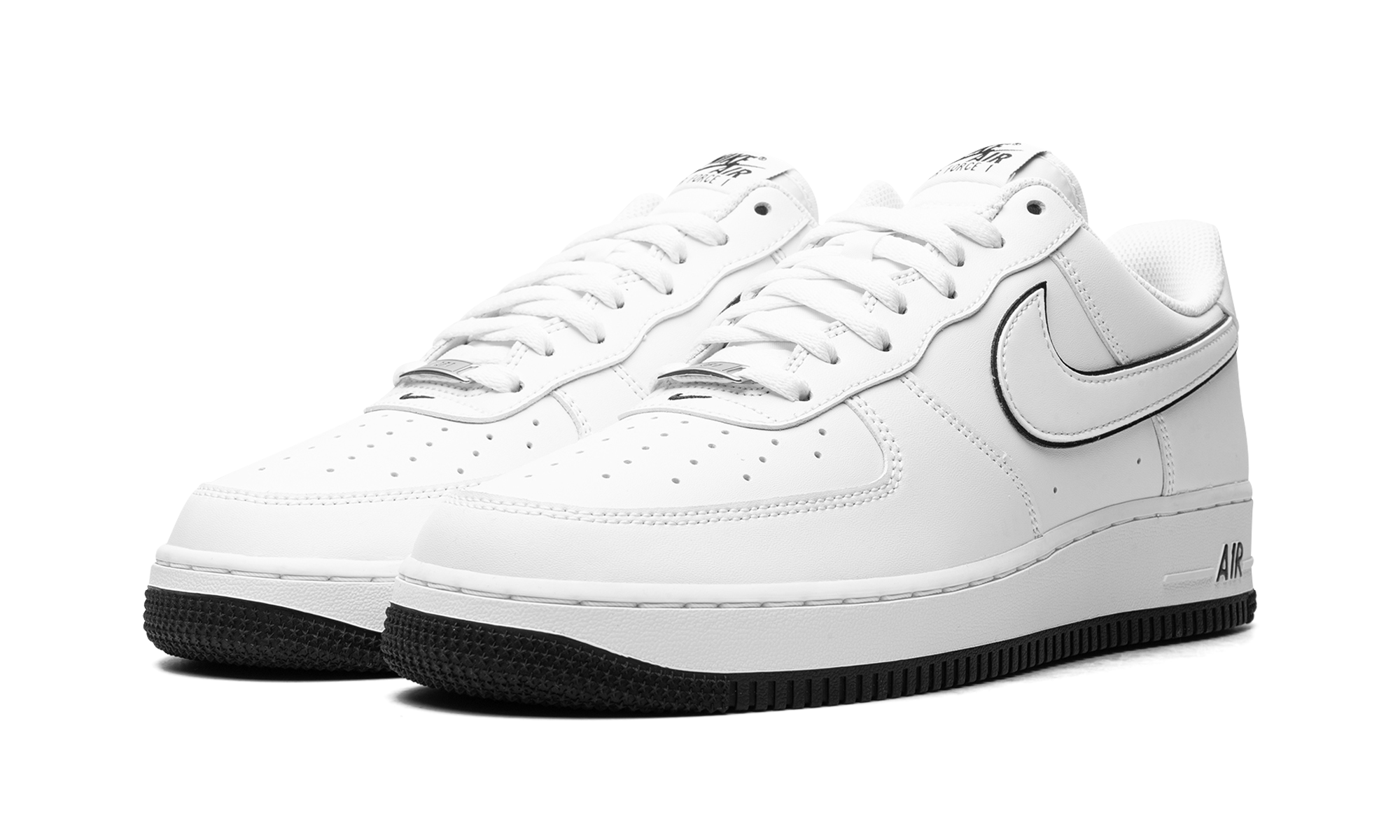 Nittgke Air Force 1 '07 Low White Black Outline Swoosh