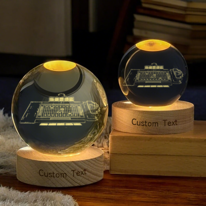 Seibert Stadium 3D Spherical Crystal Lamp