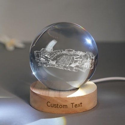 Jones AT&T Stadium 3D Spherical Crystal Lamp