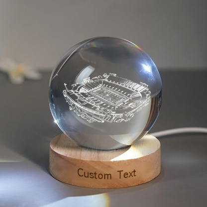 Kroger Field 3D Spherical Crystal Lamp