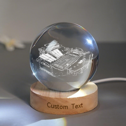 Truist Field 3D Spherical Crystal Lamp