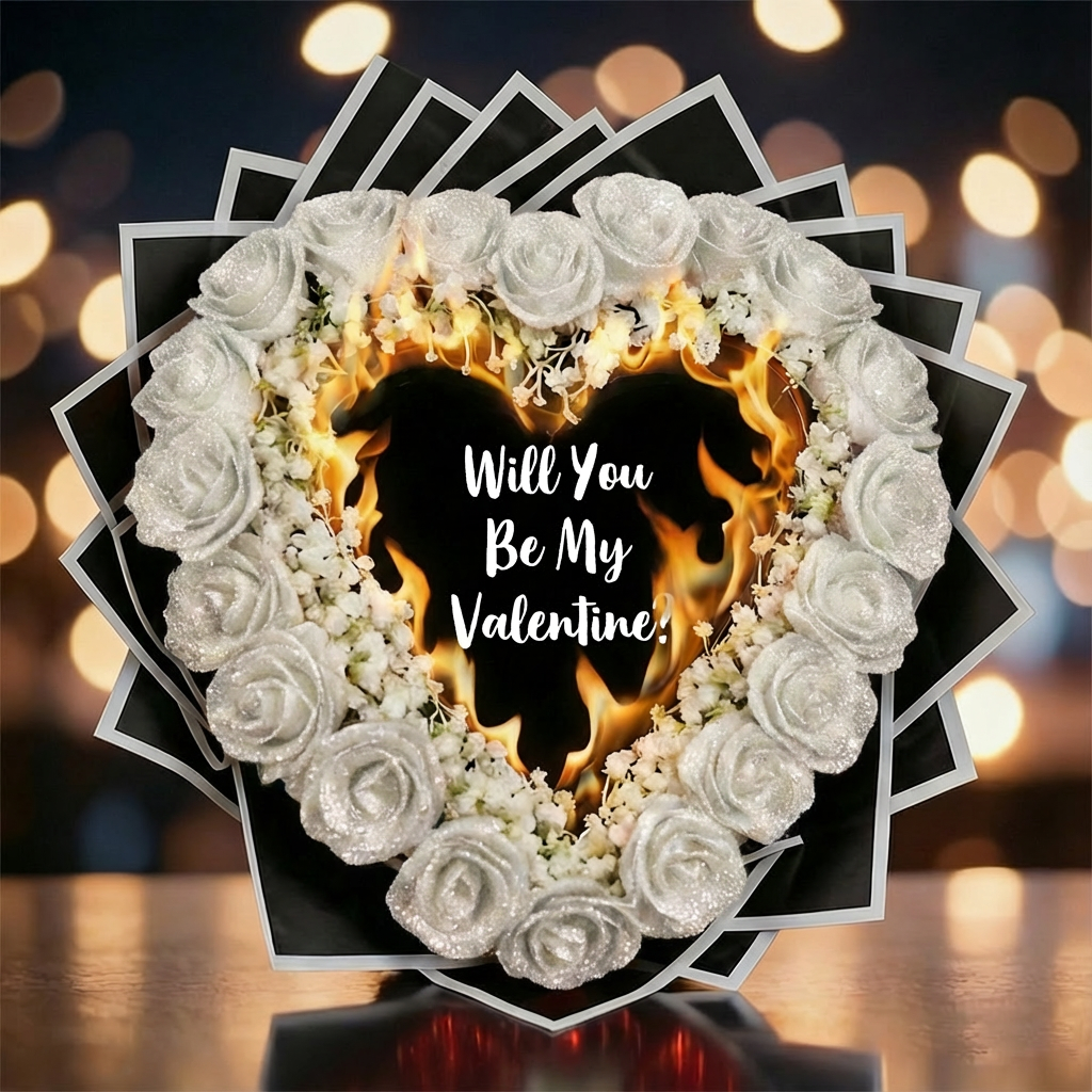 Everlasting Glitter Roses - Burnaway Edition