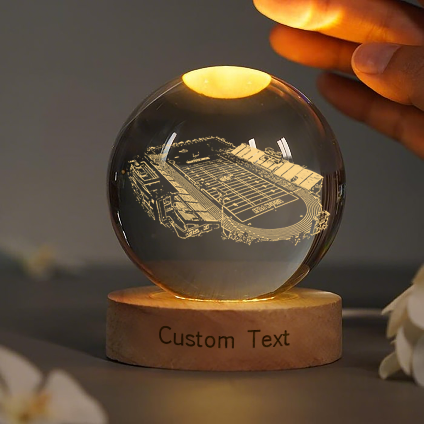 Fortera Stadium 3D Spherical Crystal Lamp