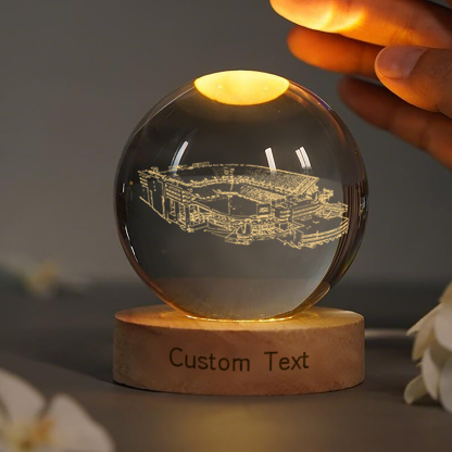 Sun Devil Stadium 3D Spherical Crystal Lamp