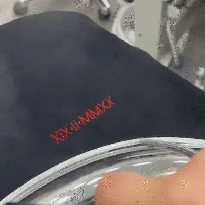 Custom Embroidered Roman Numeral Date Couple's Sweatshirt - Buy 2 Get Free Shipping