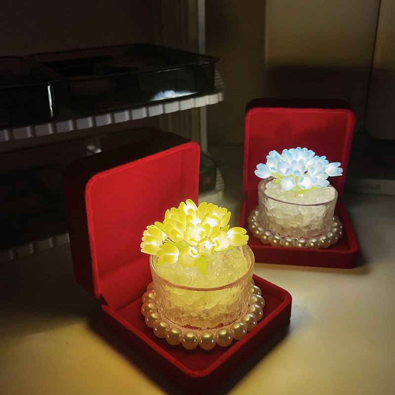 DIY Tulip Potted Night Light Creative Birthday Gifts For Girlfriend