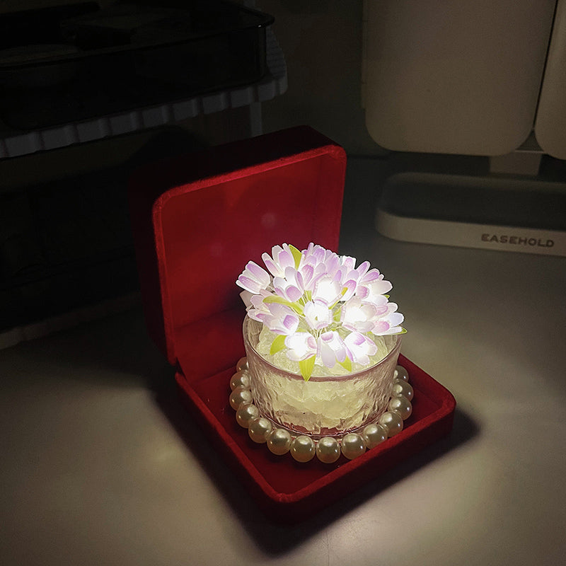 DIY Tulip Potted Night Light Creative Birthday Gifts For Girlfriend