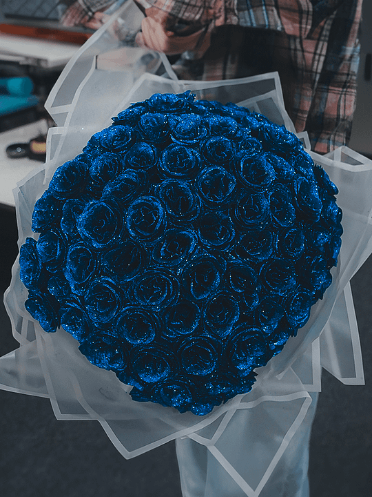 💕Glitter Rose Bouquet💕Couple Glitter Everlasting Rose Bouquet (Never Wither)