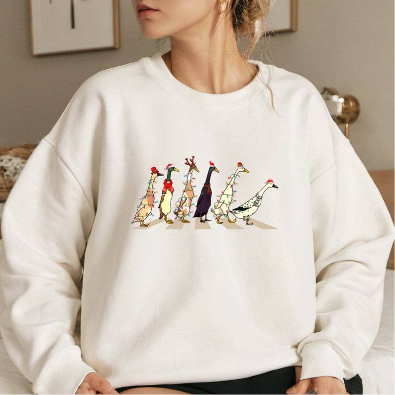 Christmas Santa Duck Christmas Sweatshirt