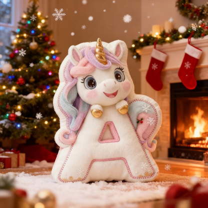 Personalized Unicorn Pillow with Colorful Mane and Magical Design for Whimsical Decor and Enchanting Holiday Gifts Graphic 3D Print Pillow