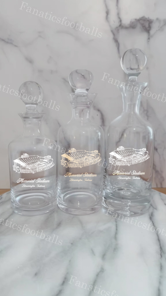 Memorial Stadium (Indiana) Whiskey Bottles-Gifts For Sports Lovers