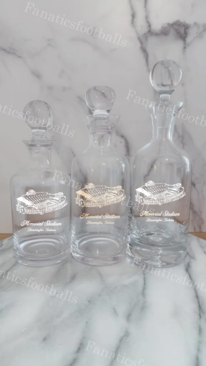 Memorial Stadium (Indiana) Whiskey Bottles-Gifts For Sports Lovers