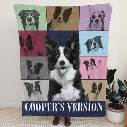 Photo Blanket, Personalized Blanket, Gift For Pet Lovers, Custom Photo-ilovevango