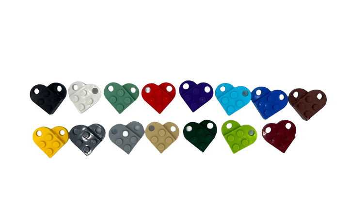 Brick Heart Keychain Set-ilovevango