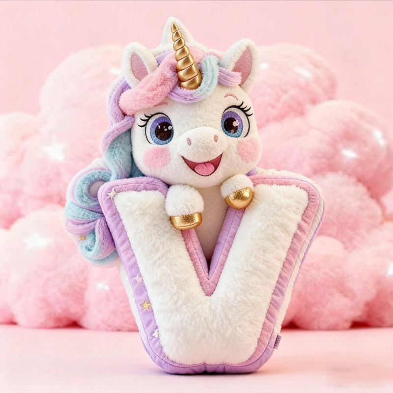 Personalized Unicorn Pillow with Colorful Mane and Magical Design for Whimsical Decor and Enchanting Holiday Gifts Graphic 3D Print Pillow
