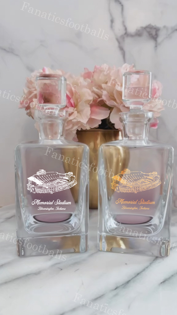 Memorial Stadium (Indiana) Whiskey Bottles-Gifts For Sports Lovers