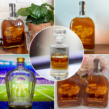Dowdy-Ficklen Stadium Whiskey Bottles-Gifts For Sports Lovers