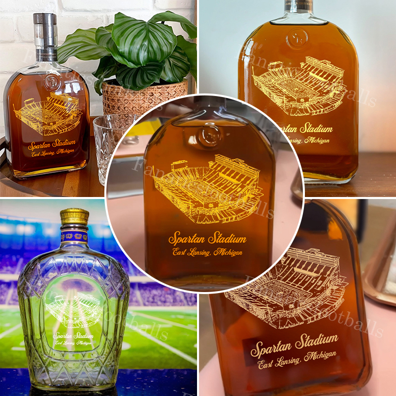 Spartan Stadium Whiskey Bottles-Gifts For Sports Lovers