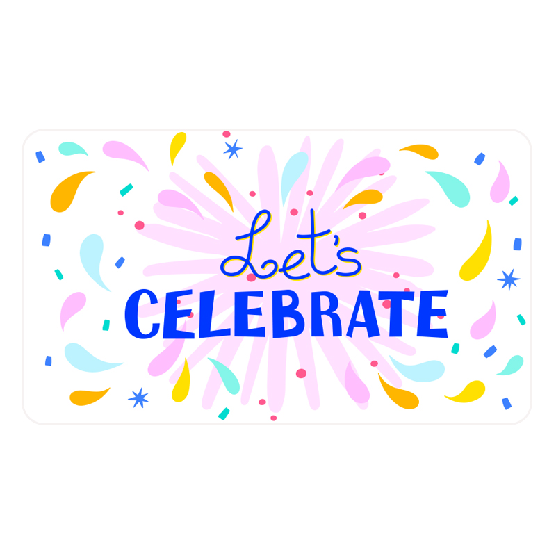Let's Celebrate Gift Card