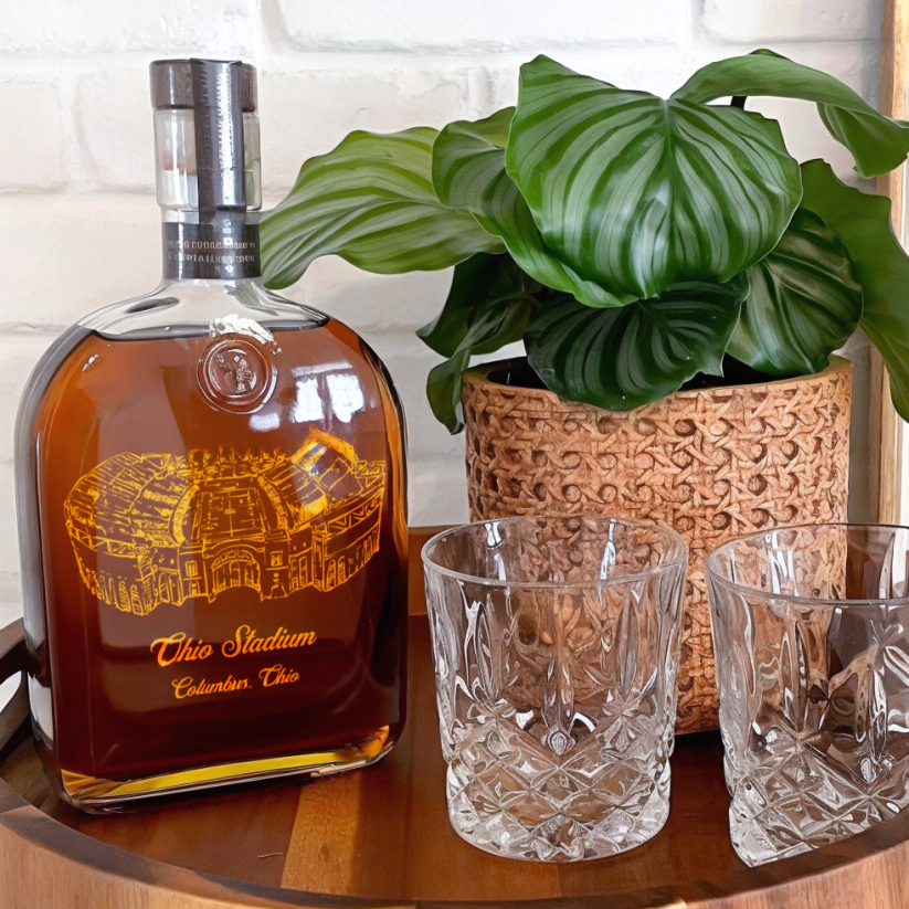 Ohio Stadium Whiskey Bottles-Gifts For Sports Lovers