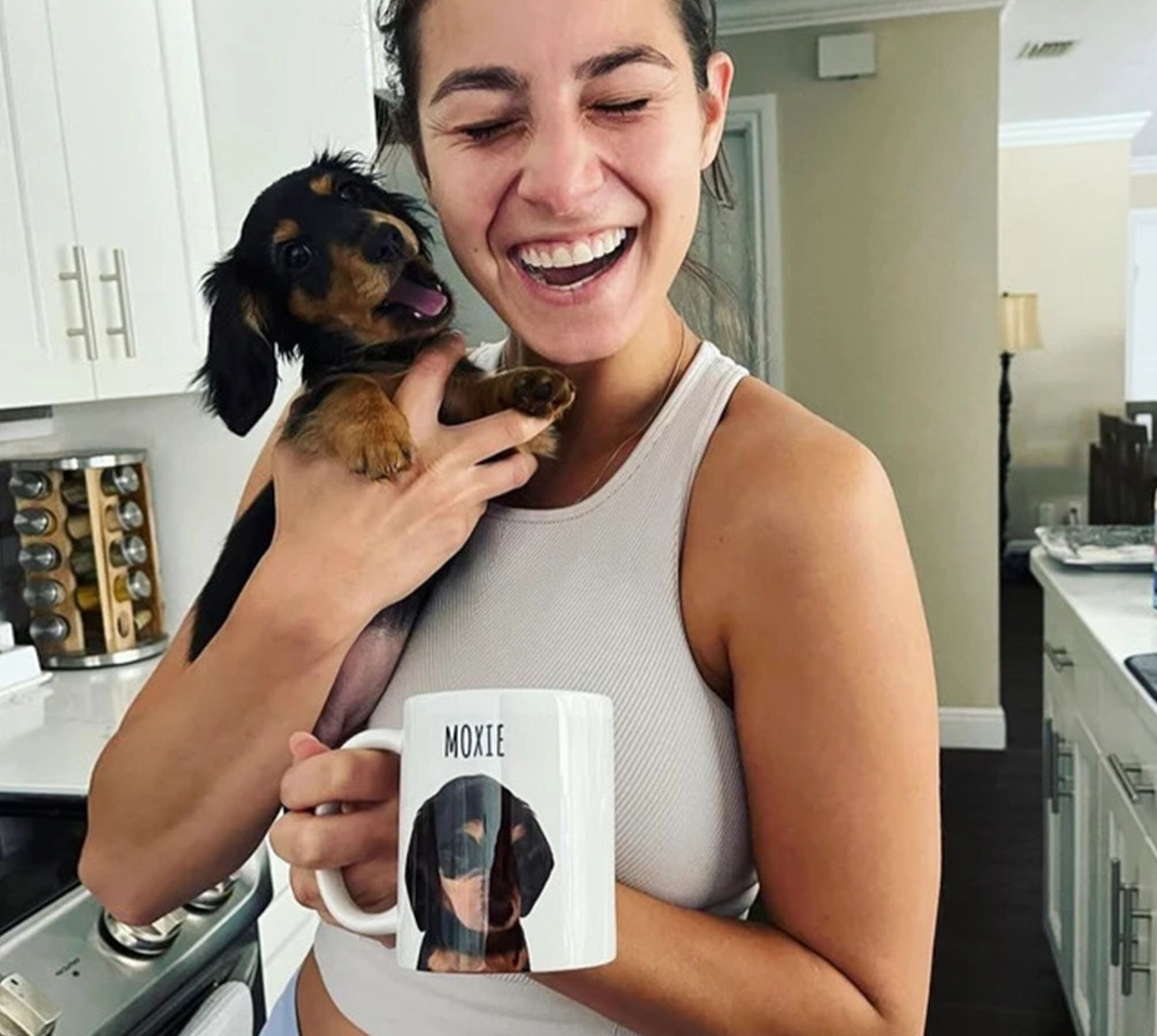 Personalized Dog Pet Cartoon Photo Mug-ilovevango