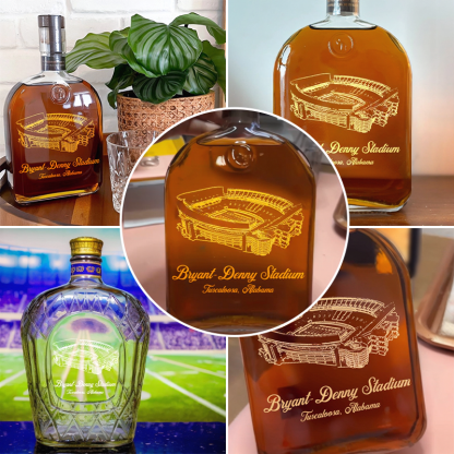 Bryant-Denny Stadium Whiskey Bottles-Gifts For Sports Lovers