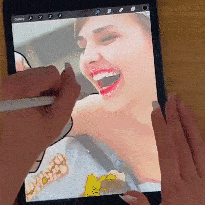 Family Photo Line Art - Personalized Photo Embroidered Sweatshirt