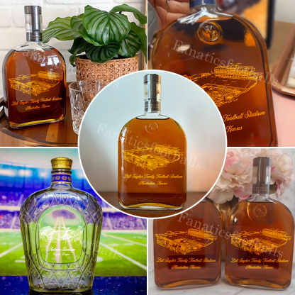 Bill Snyder Family Stadium Whiskey Bottles-Gifts For Sports Lovers