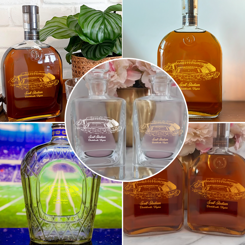 Scott Stadium Whiskey Bottles-Gifts For Sports Lovers