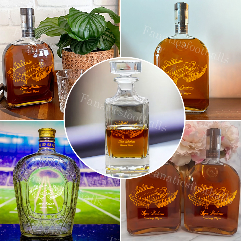 Lane Stadium Whiskey Bottles-Gifts For Sports Lovers