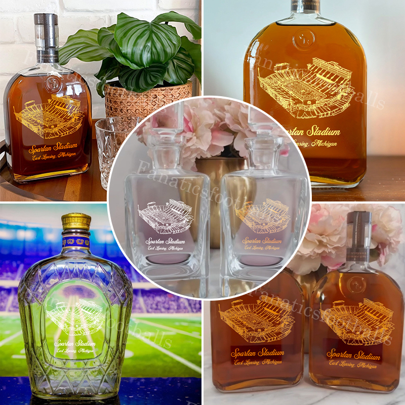 Spartan Stadium Whiskey Bottles-Gifts For Sports Lovers