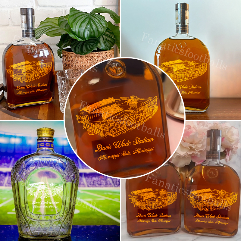 Davis Wade Stadium Whiskey Bottles-Gifts For Sports Lovers