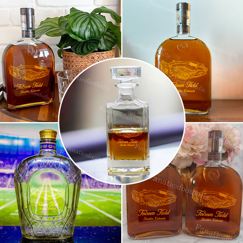 Folsom Field Whiskey Bottles-Gifts For Sports Lovers