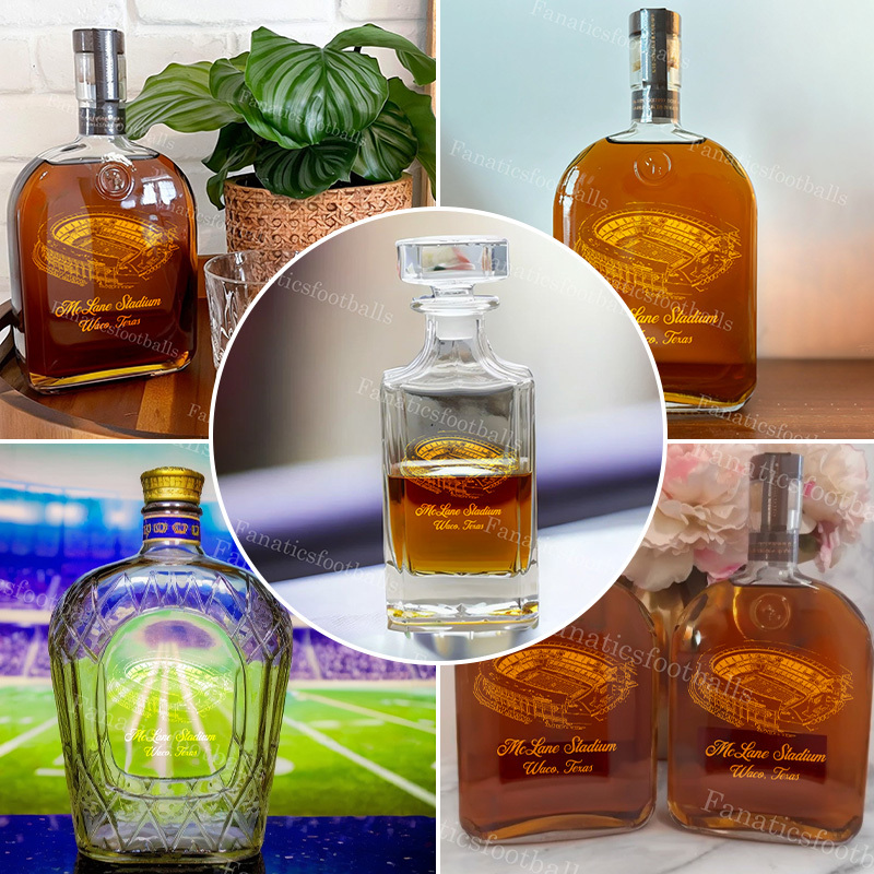 McLane Stadium Whiskey Bottles-Gifts For Sports Lovers