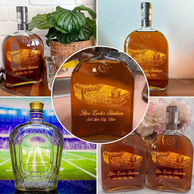 Rice–Eccles Stadium Whiskey Bottles-Gifts For Sports Lovers