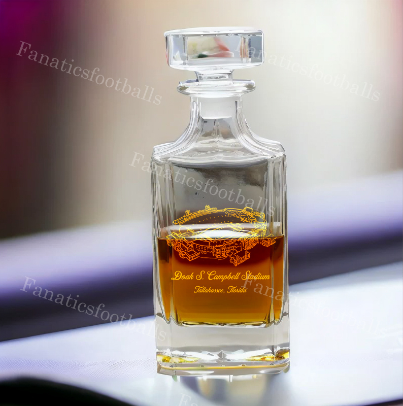 Doak Campbell Stadium Whiskey Bottles-Gifts For Sports Lovers