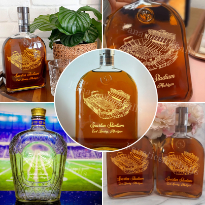 Spartan Stadium Whiskey Bottles-Gifts For Sports Lovers