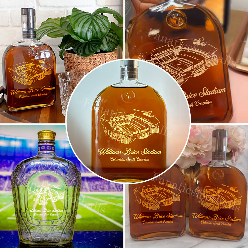 Williams-Brice Stadium Whiskey Bottles-Gifts For Sports Lovers