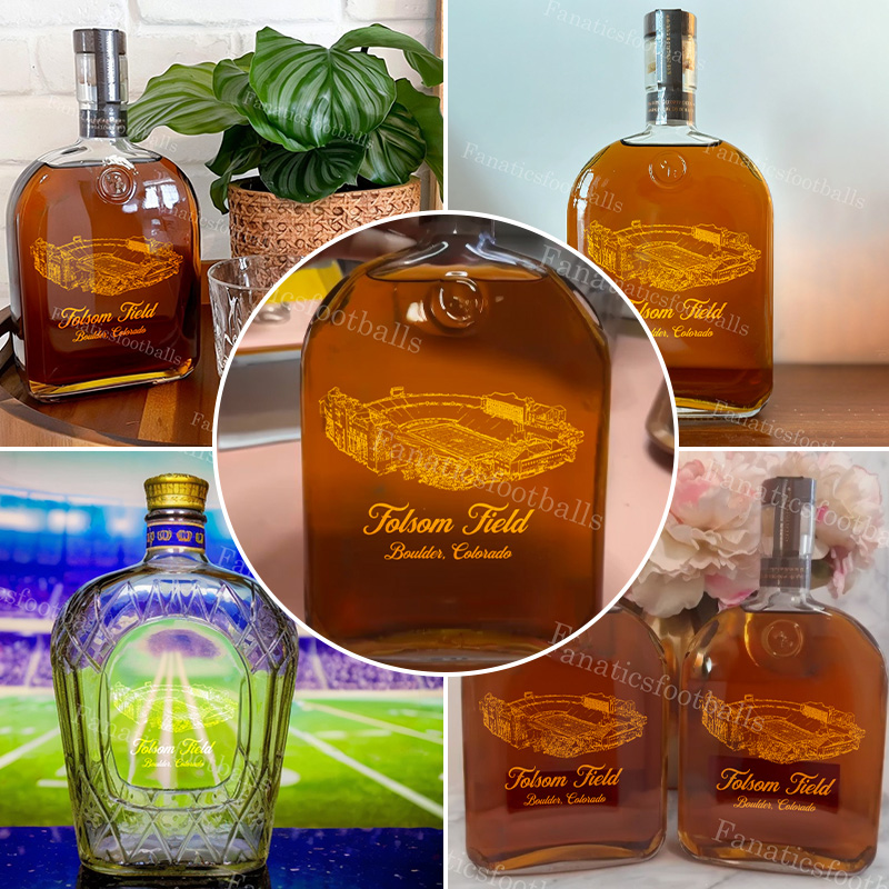 Folsom Field Whiskey Bottles-Gifts For Sports Lovers
