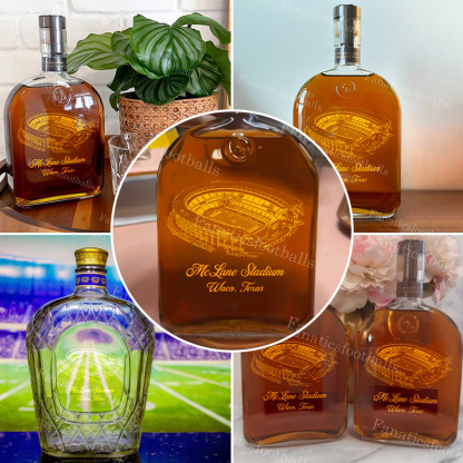 McLane Stadium Whiskey Bottles-Gifts For Sports Lovers