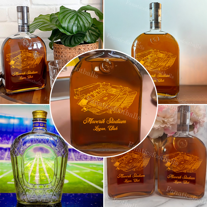 Maverik Stadium Whiskey Bottles-Gifts For Sports Lovers