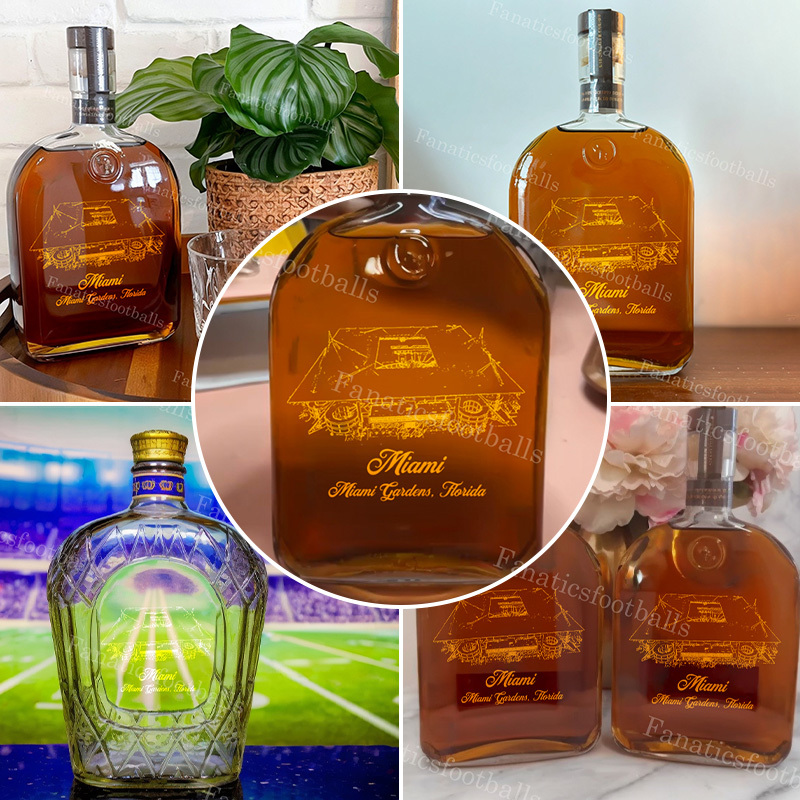 Miami Stadium Whiskey Bottles-Gifts For Sports Lovers