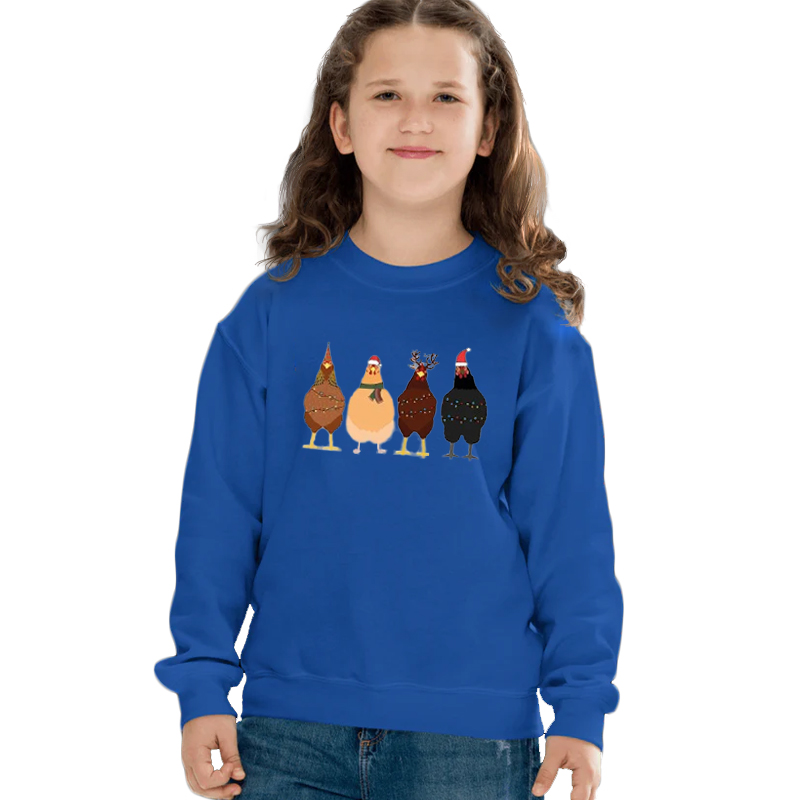 Chicken Farm Animals Ver2 Christmas Sweatshirt