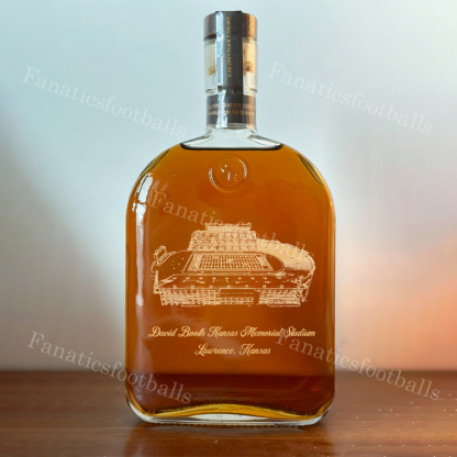 David Booth Kansas Memorial Stadium Whiskey Bottles-Gifts For Sports Lovers