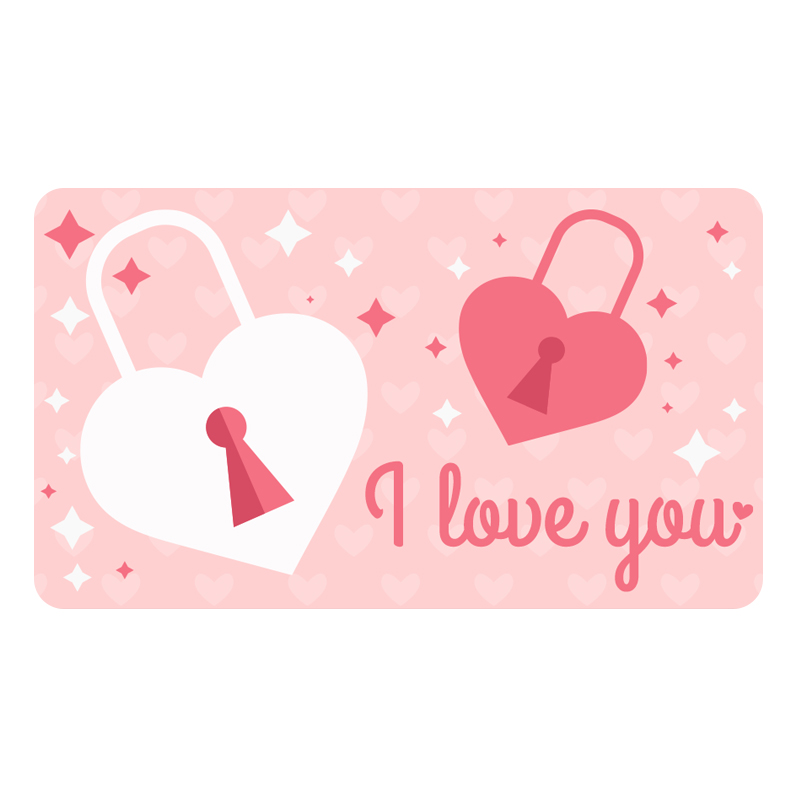 I love You Gift Card