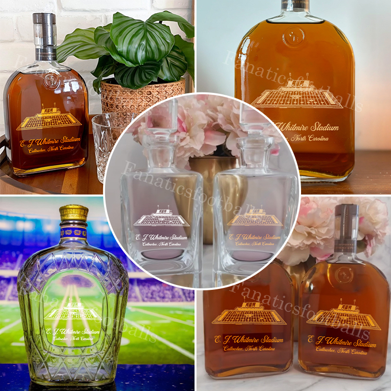 E. J. Whitmire Stadium Whiskey Bottles-Gifts For Sports Lovers