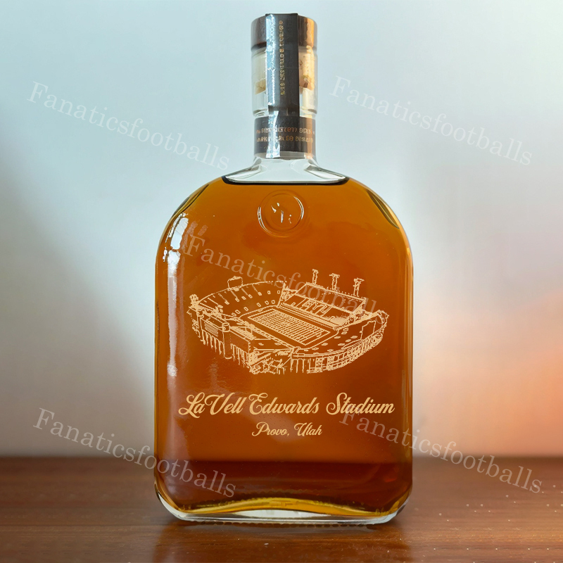 LaVell Edwards Stadium Whiskey Bottles-Gifts For Sports Lovers
