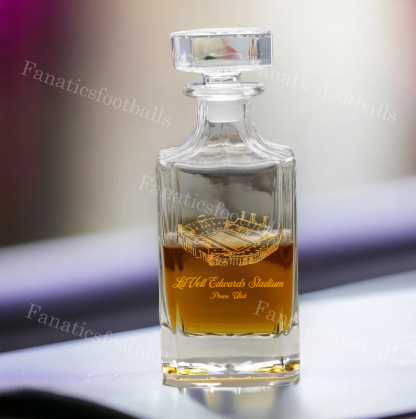 LaVell Edwards Stadium Whiskey Bottles-Gifts For Sports Lovers